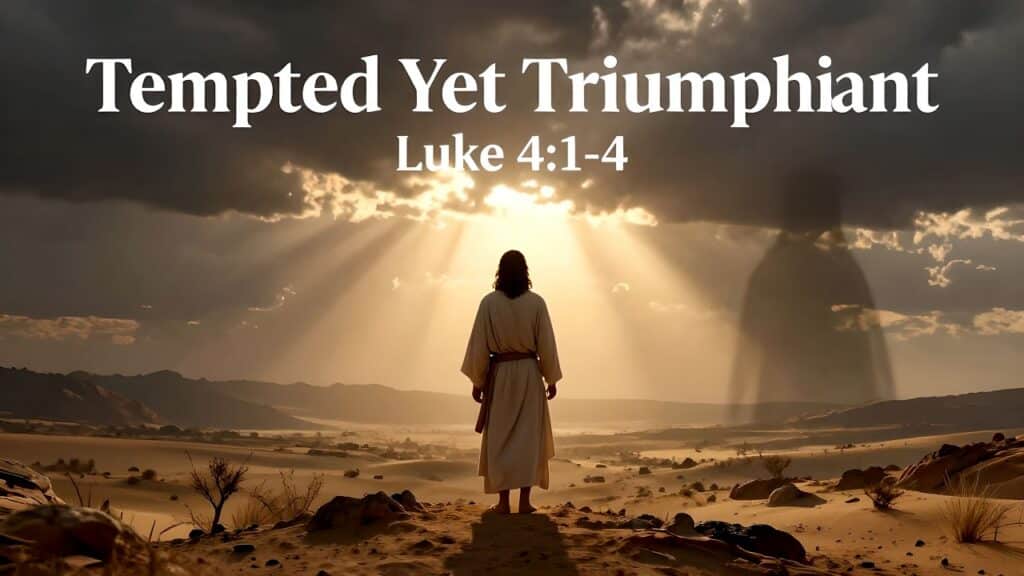 Tempted Yet Triumphant: The Perfect Son Wins Our Battles